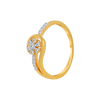 14KT (585) Yellow Gold and Diamond Ring for Women