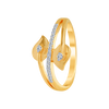 14KT (585) Yellow Gold and Diamond Ring for Women