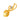 14k Floral-shaped Gold Pendant With Diamond Stud