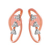 14KT (585) Rose Gold & Diamond Stud Earrings