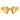 14KT (585) Yellow Gold & Diamond Abstract Shaped Stud Earrings