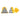 14KT (585) Yellow Gold & Diamond Triangle Shaped Stud Earrings