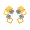 14KT (585) Yellow Gold & Diamond Stud Earrings