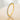 Slender 14K Gold Ring With Sparkling Diamonds Over Continuous Bands