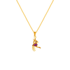 14K Sweet Gold Pendant From Amazea Collection