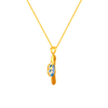 14K Lovely Gold Pendant By Amazea Collection For You