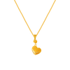 14K Heart-Shaped Gold Pendant From Amazea Collection For Women