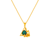 14K Unique Gold Pendant From Amazea Collection For Ladies