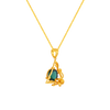 14K Unique Gold Pendant From Amazea Collection For Ladies