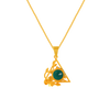 14K Unique Gold Pendant From Amazea Collection For Ladies