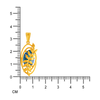 14K Gold Pendant With Gem From The Amazea Collection