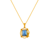 14K Gem Gold Pendant From Amazea Collection For Ladies 