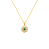 14K Flower Design Gold Pendant From Amazea Collection