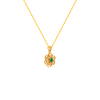 14K Flower Design Gold Pendant From Amazea Collection