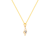 14K Unique Design & Gem Gold Pendant From Amazea Collection