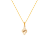 14K Unique Design & Gem Gold Pendant From Amazea Collection