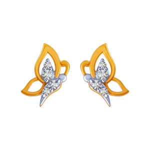 14k Butterfly Gold Earrings From Online Exclusive For You