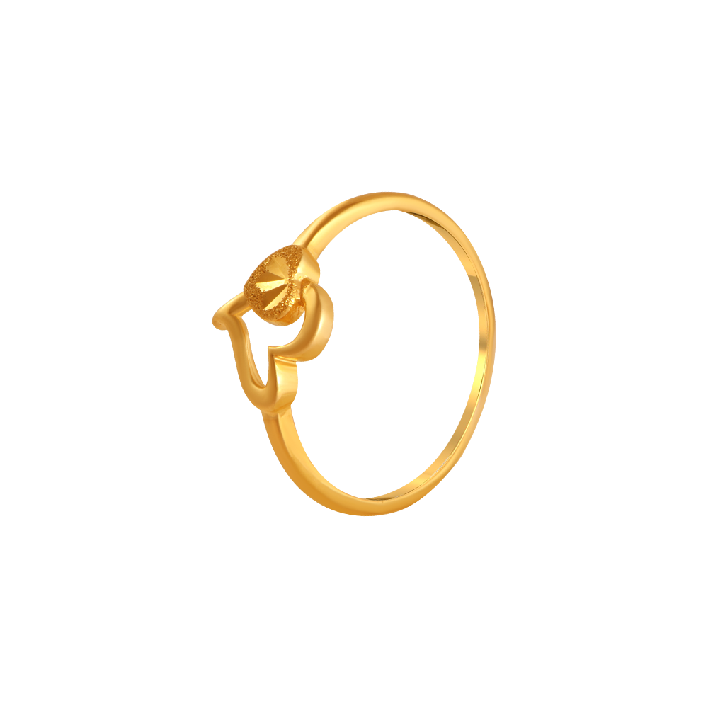 14K Hearty Gold Rings From Amazea Collection