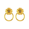 Petal Ring Gold Earring