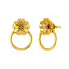 Petal Ring Gold Earring