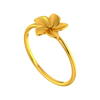 14K Gold floral ring with beautiful gold petals