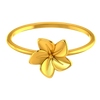 14K Gold floral ring with beautiful gold petals