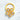 Yellow Gold & Certified Natural Diamond “Petal Grace” Design Nosepin for Women