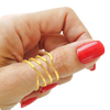 Chic Designer 14k Gold Thumb Ring from PC Chandra Online Exclusive Collection