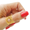 Beautiful and Lightweight 14k Gold Thumb Ring PC Chandra Jewellers