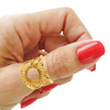 Beautiful and Lightweight 14k Gold Thumb Ring PC Chandra Jewellers