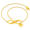 Dainty 14k Gold Infinity Loop Bracelet PC Chandra Online Exclusive Collection