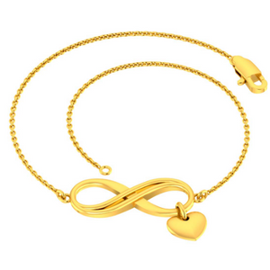 Dainty 14k Gold Infinity Loop Bracelet from Online Exclusive