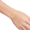 Stylish Designer 14k Gold Bracelet with Infinity Loop and Pearl Accents PC Chandra Jewellers