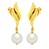 Graceful 14k Gold and Pearl Drop Earrings for Women from PC Chandra Jewellers Online Exclusive Collection 