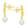 Graceful 14k Gold and Pearl Drop Earrings for Women from PC Chandra Jewellers Online Exclusive Collection 