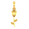 Charming 14k Gold Rose Bud Pendant for Women from PC Chandra Jewellers 