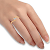 18KT (750) Yellow Gold and Diamond Ring for Women