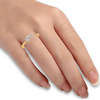 18KT (750) Yellow Gold and Diamond Ring for Women