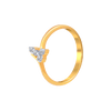 18KT (750) Yellow Gold and Diamond Ring for Women