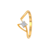 18KT (750) Yellow Gold and Diamond Ring for Women