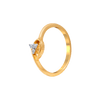 18KT (750) Yellow Gold and Diamond Ring for Women