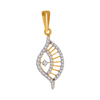 18KT (750) Yellow Gold and Diamond Pendant for Women