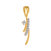 18KT (750) Yellow Gold and Diamond Pendant for Women