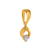 18KT (750) Yellow Gold and Diamond Pendant for Women