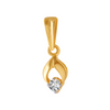 18KT (750) Yellow Gold and Diamond Pendant for Women