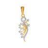 18KT (750) Yellow Gold and Diamond Pendant for Women