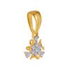 18KT (750) Yellow Gold and Diamond Pendant for Women