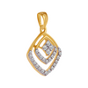 18KT (750) Yellow Gold and Diamond Pendant for Women