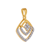 18KT (750) Yellow Gold and Diamond Pendant for Women