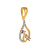 18KT (750) Yellow Gold and Diamond Pendant for Women